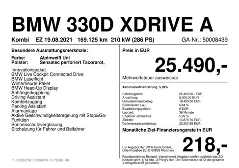 BMW 330, 2021