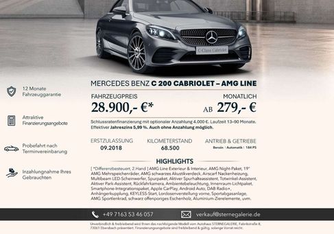 Mercedes-Benz C 200, 2018