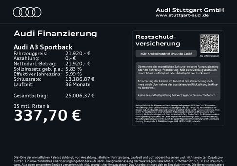 Audi A3, 2023 2
