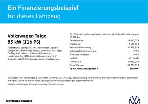 Volkswagen Taigo, 2026