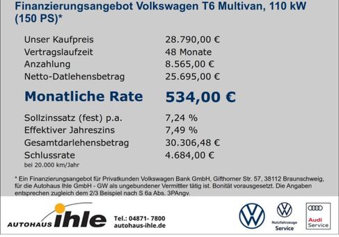 Volkswagen T6 Multivan, 2019 2