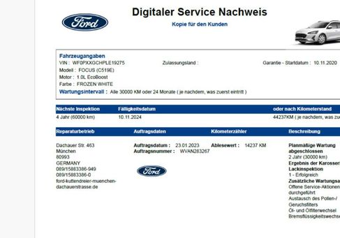 Ford Focus, 2020