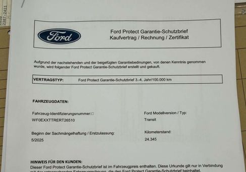 Ford Transit, 2025