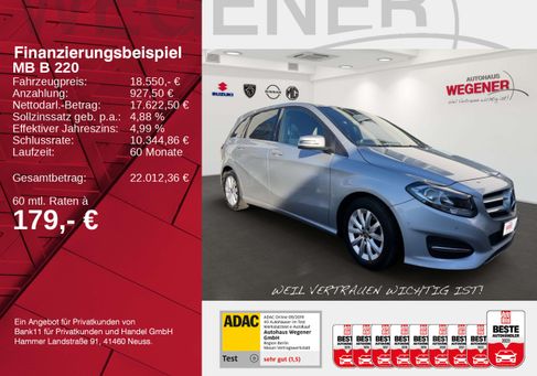 Mercedes-Benz B 220, 2018