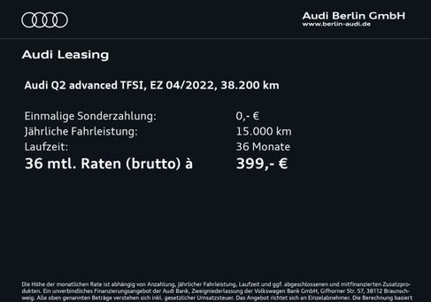 Audi Q2, 2022