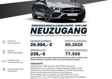Mercedes-Benz CLA 250, 2021