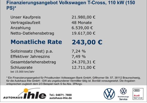 Volkswagen T-Cross, 2024