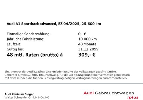 Audi A1, 2025