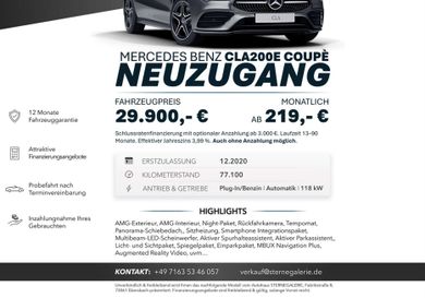 Mercedes-Benz CLA 250, 2020