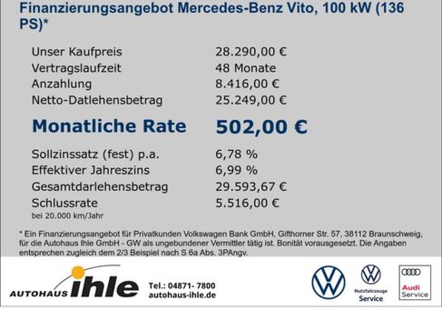 Mercedes-Benz Vito, 2020