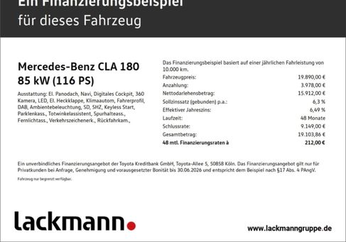Mercedes-Benz CLA 180, 2020