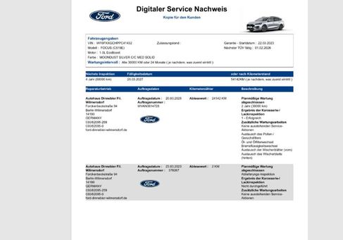 Ford Focus, 2023