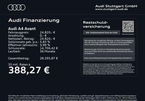 Audi A4, 2023