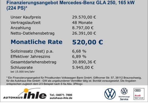 Mercedes-Benz GLA 250, 2020