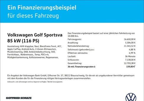 Volkswagen Golf Sportsvan, 2020