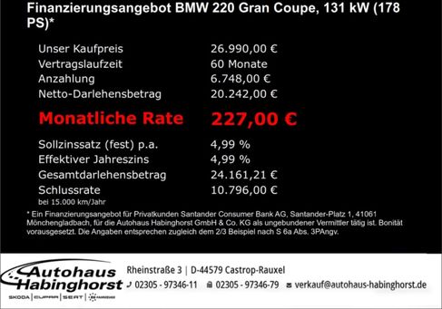 BMW 220, 2022