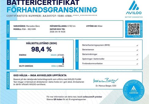 Mercedes-Benz EQA, 2025