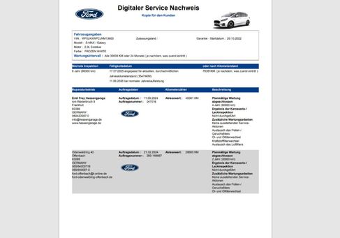 Ford S-Max, 2022