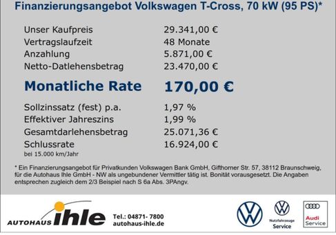 Volkswagen T-Cross, 2026