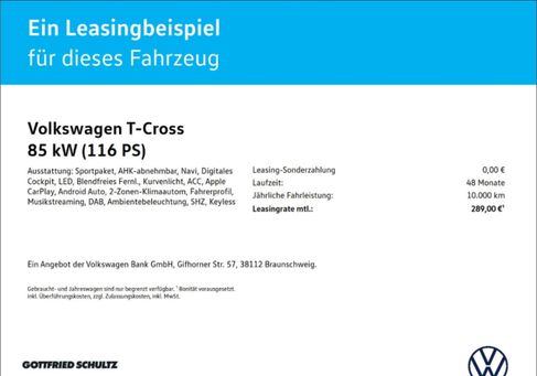 Volkswagen T-Cross, 2026