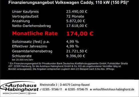 Volkswagen Caddy, 2020