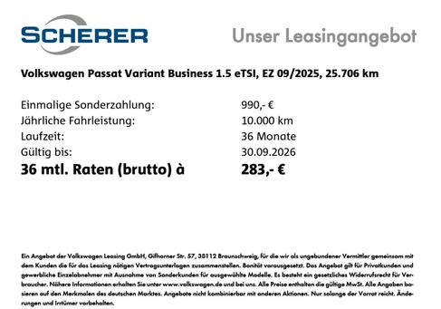 Volkswagen Passat Variant, 2025 2