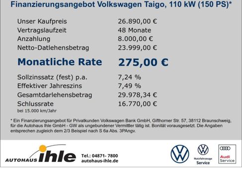 Volkswagen Taigo, 2024