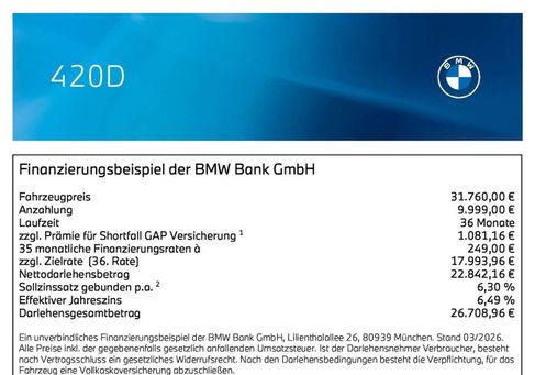 BMW 420, 2022