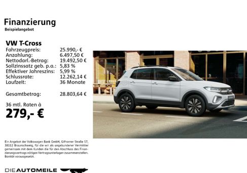 Volkswagen T-Cross, 2025