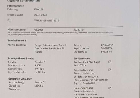 Mercedes-Benz CLA 180, 2023 2