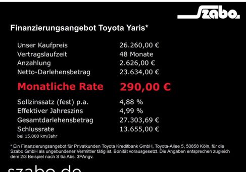 Toyota Yaris, 2026