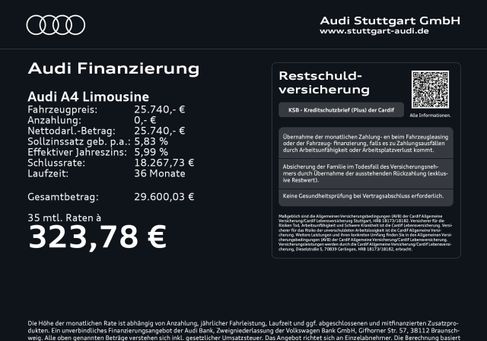 Audi A4, 2023