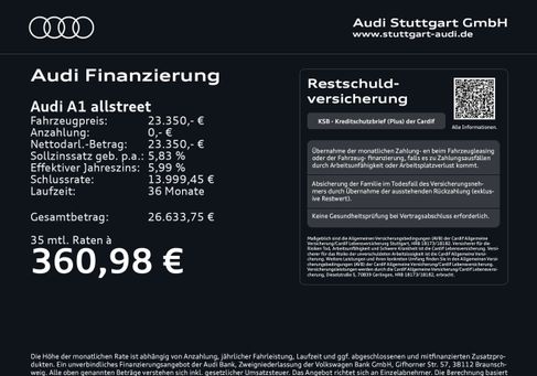 Audi A1, 2023