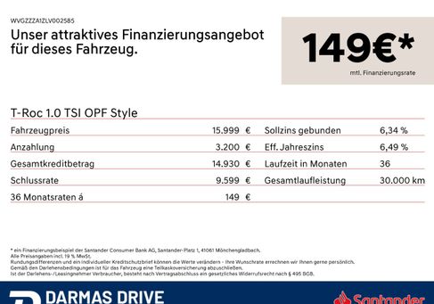 Volkswagen T-Roc, 2020