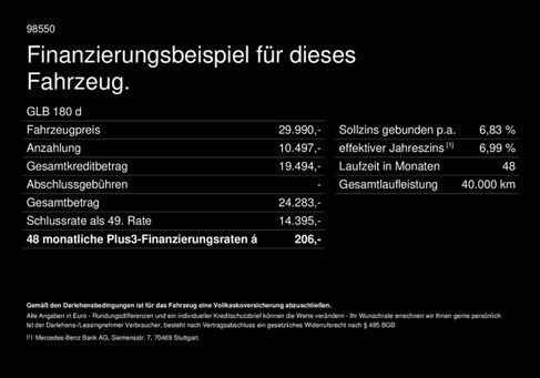 Mercedes-Benz GLB 180, 2020