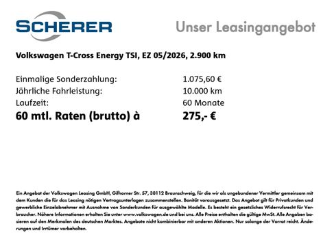 Volkswagen T-Cross, 2026