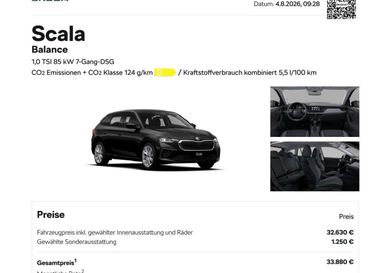 Skoda Scala, 2026