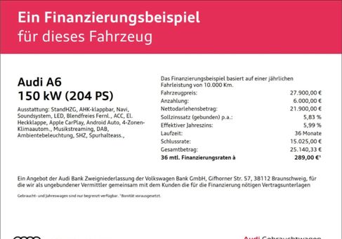 Audi A6, 2023
