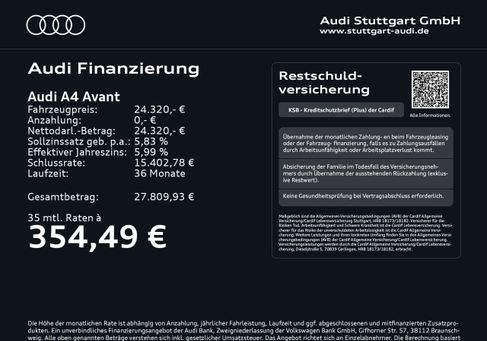 Audi A4, 2023