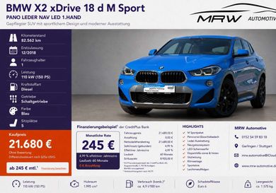 BMW X2, 2018