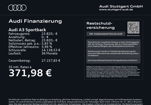 Audi A3, 2023 2