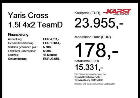 Toyota Yaris Cross, 2023