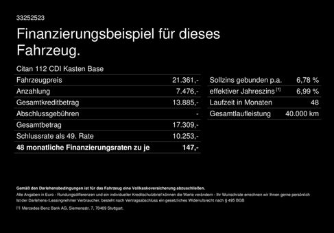 Mercedes-Benz Citan, 2023