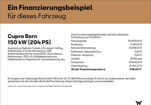 Cupra Born, 2024