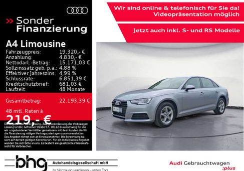 Audi A4, 2019