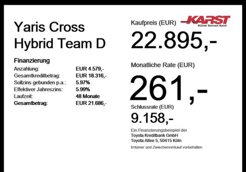 Toyota Yaris Cross, 2023