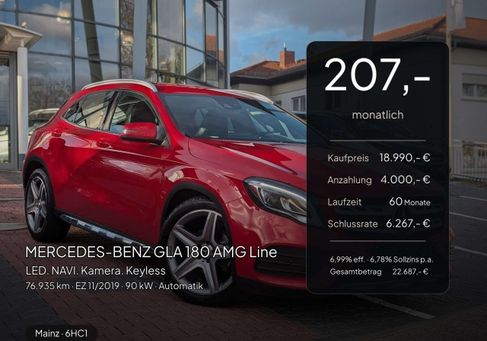 Mercedes-Benz GLA 180, 2019