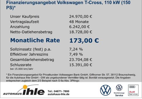 Volkswagen T-Cross, 2023
