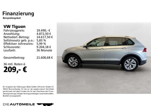 Volkswagen Tiguan, 2021 2