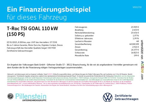 Volkswagen T-Roc, 2025